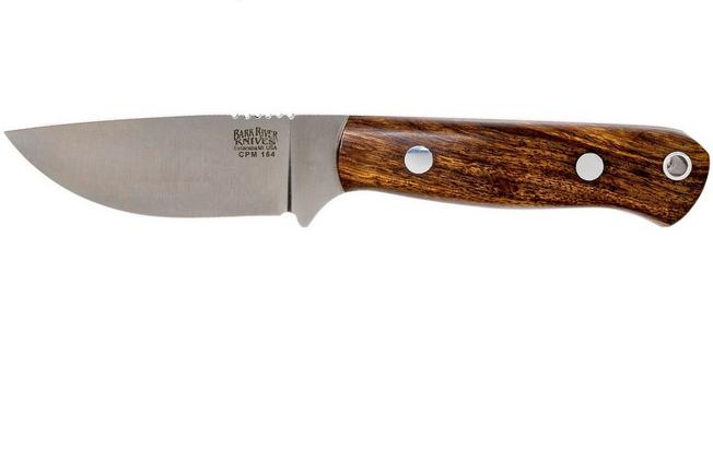 Bark River Bravo Necker CPM 154CM, Desert Ironwood, brown sheath