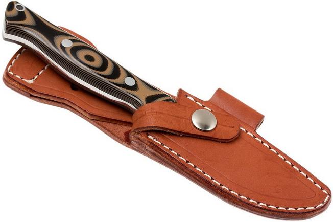 Image for Bark River Gunny A2, Urban Camo G10, brown sheath