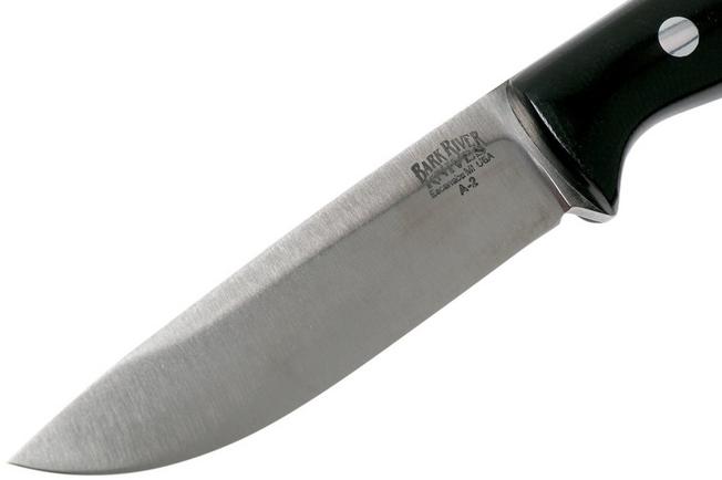 Image for Bark River - Gunny Hunter A2 Black Canvas Micarta