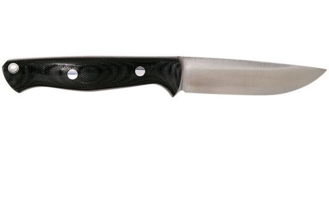 Bark River Gunny Hunter CPM 3V, Black Canvas Micarta, Jimped 