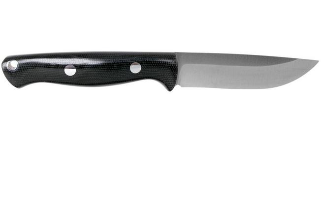 Imagen para Bark River Bravo EDC CPM 3V Rampless, Black Canvas Micarta cuchillo bushcraft