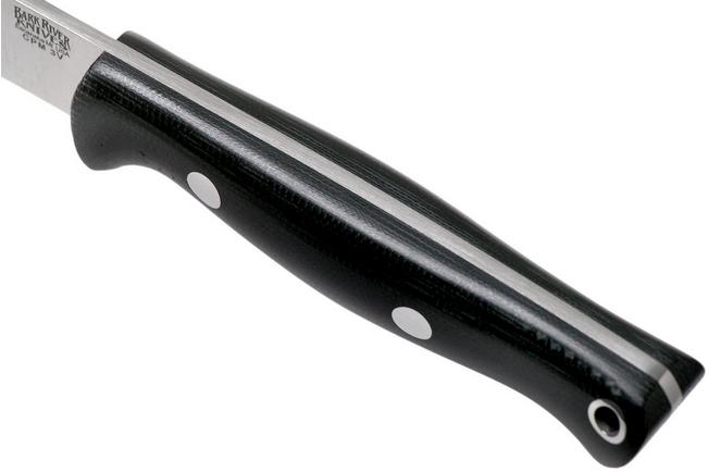 Imagen para Bark River Bravo EDC CPM 3V Rampless, Black Canvas Micarta cuchillo bushcraft