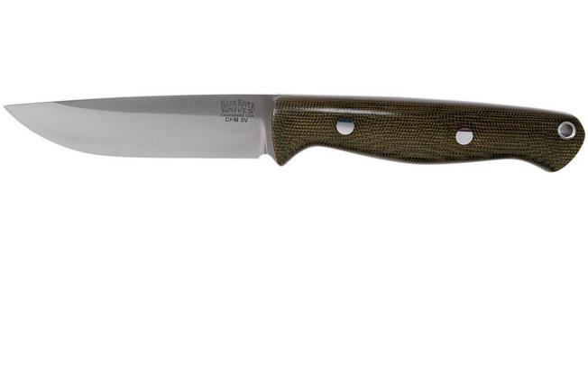 Bark River Gunny Hunter LT CPM 3V Green Canvas Micarta bushcraft