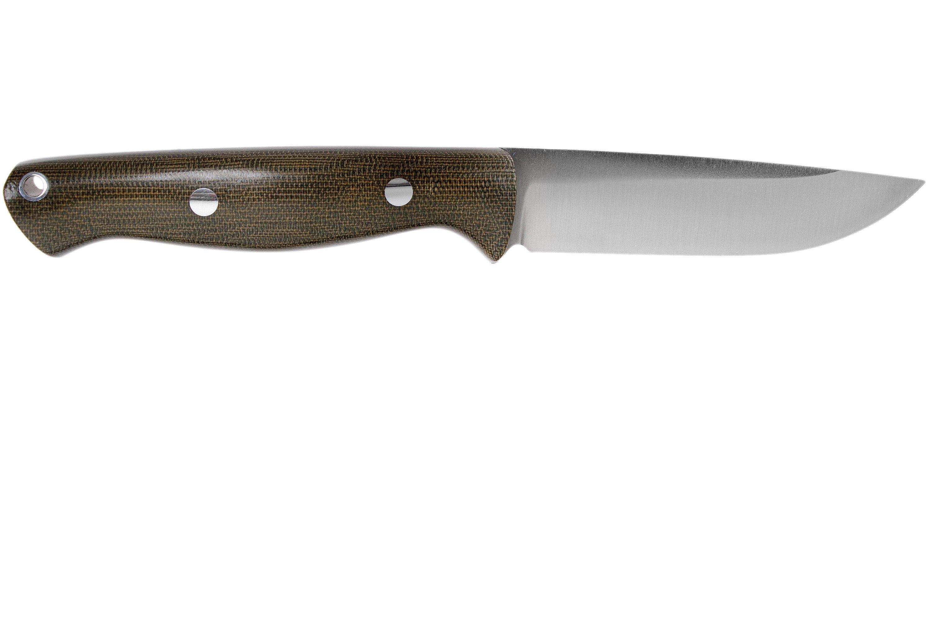 Bark River Gunny Hunter LT CPM 3V Green Canvas Micarta bushcraft knife |  Advantageously shopping at Knivesandtools.com