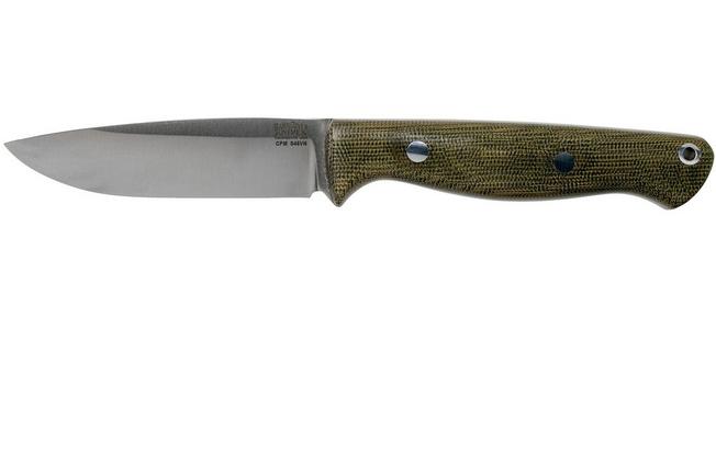 Bark River Gunny Hunter CPM S45VN, Green Canvas Micarta hunting