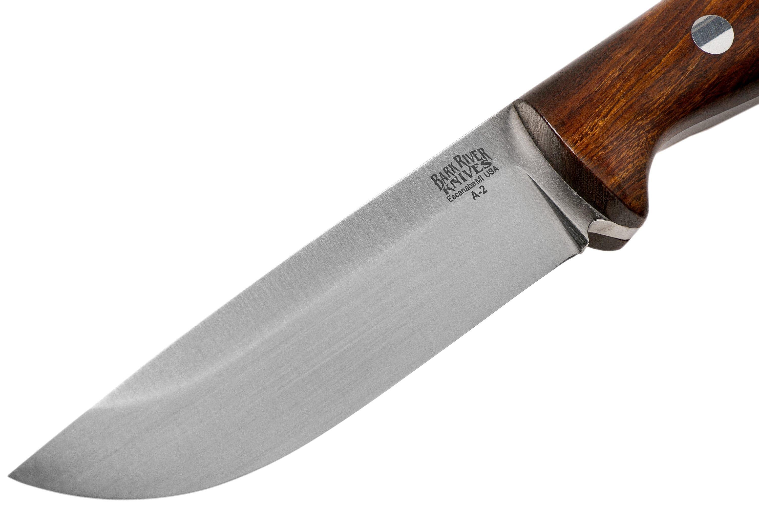 Bark River Bravo 1.2 A2 Desert Ironwood Rampless Outdoor Knife ...