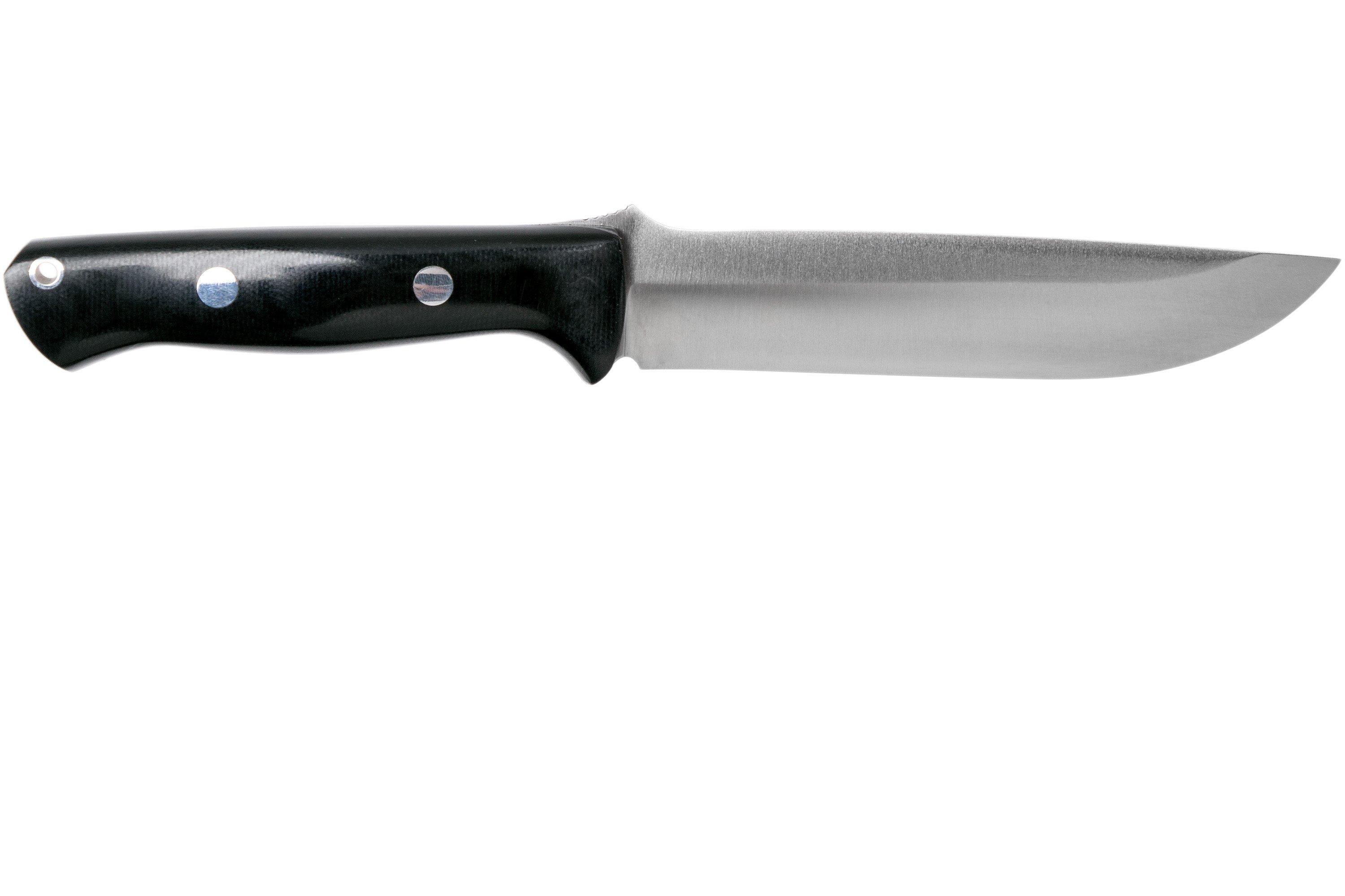 Bark River Bravo 1.5 LT CPM 3V, Black Canvas Micarta outdoor knife 