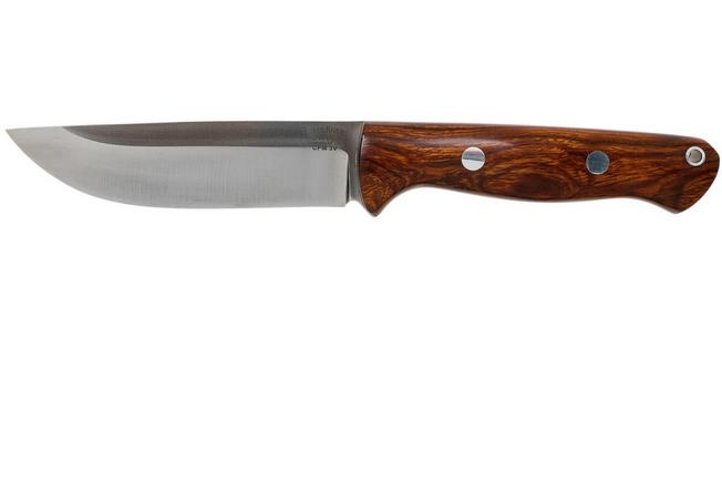 Bark River Bravo 1.2 CPM 3V Rampless, Desert Ironwood, brown