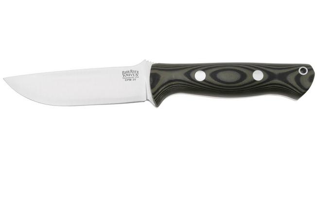 Bark River Bravo 1 LT CPM 3V, Green & Black SureTouch, fixed knife