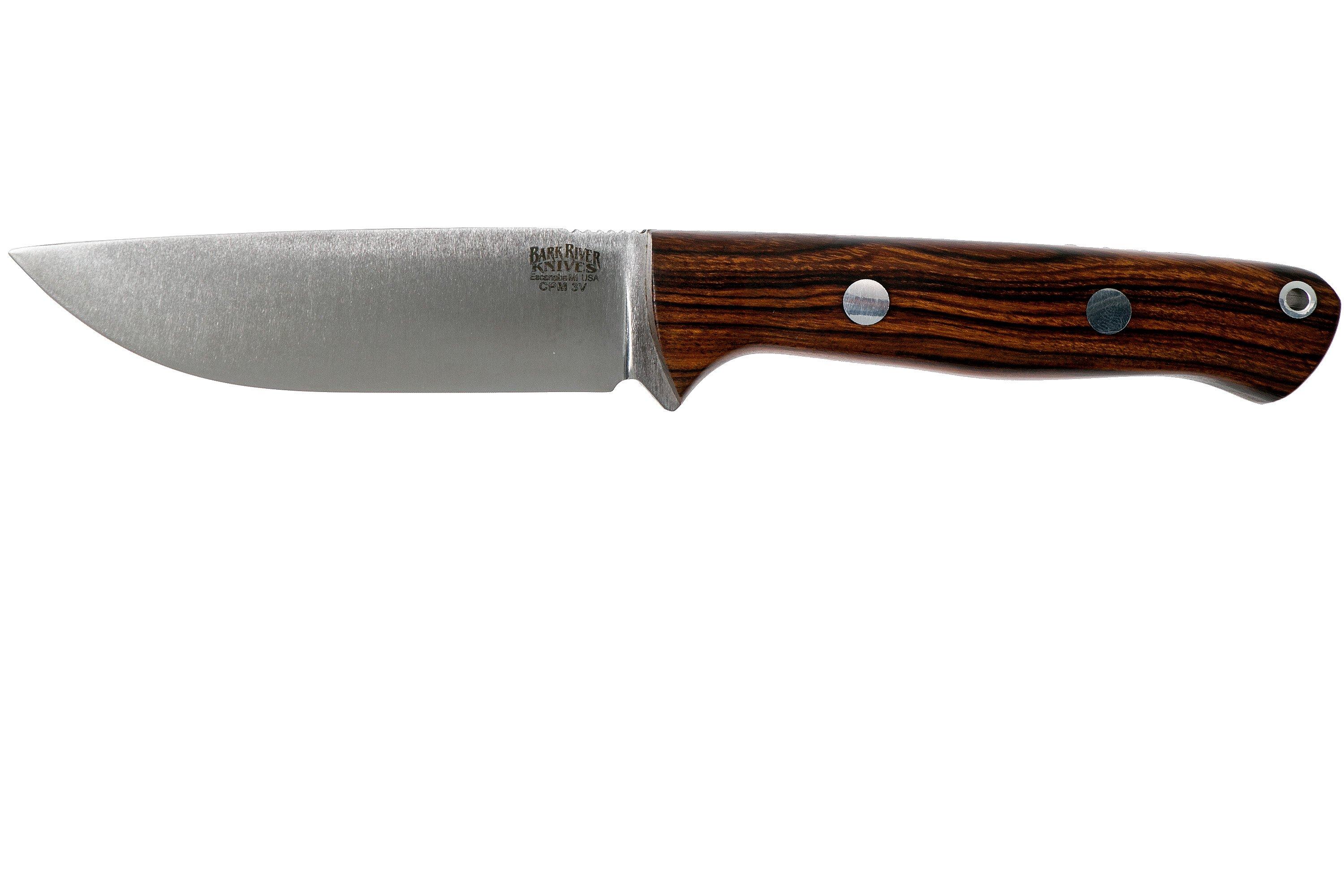 Bark River Bravo 1 LT CPM 3V Field Knife, Desert Ironwood ...