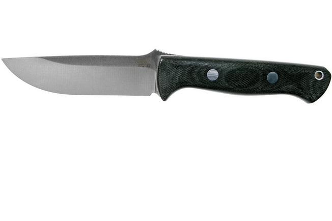 Bark River Bravo 1 CPM 154, Black Canvas Micarta | Advantageously