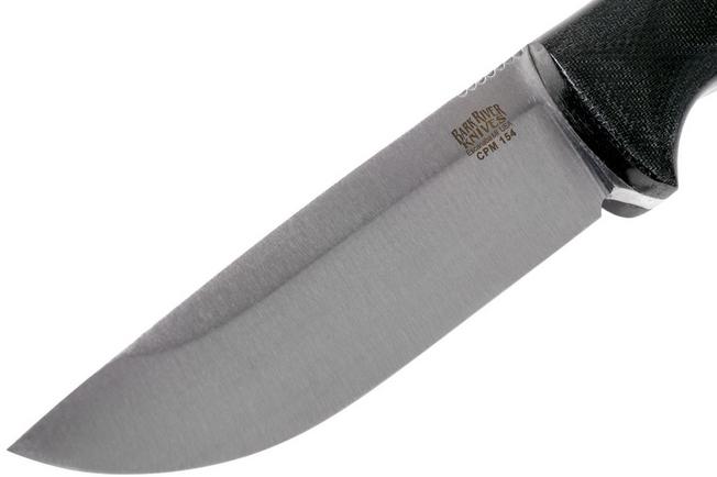 Afbeelding voor Bark River Bravo 1 CPM 154CM Field Knife, Black Canvas Micarta