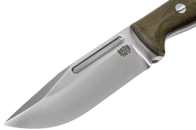 Bild für Bark River Bravo Squad Leader CPM 3V, Green Canvas Micarta