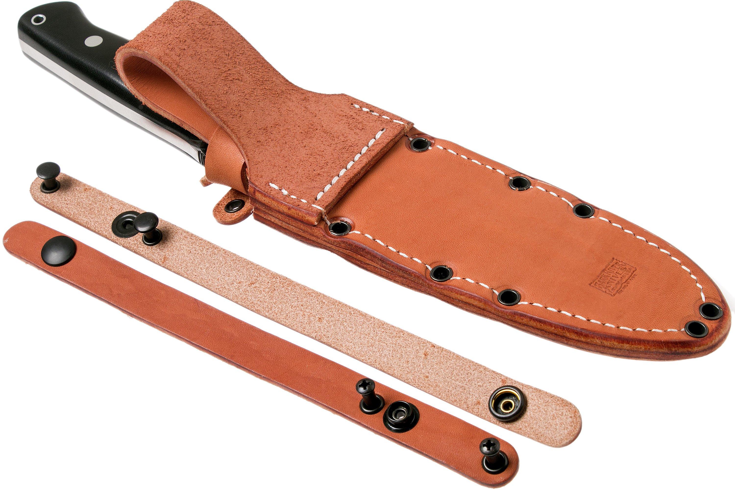 Bark River Bravo Survivor CPM 3V Black Canvas Micarta 