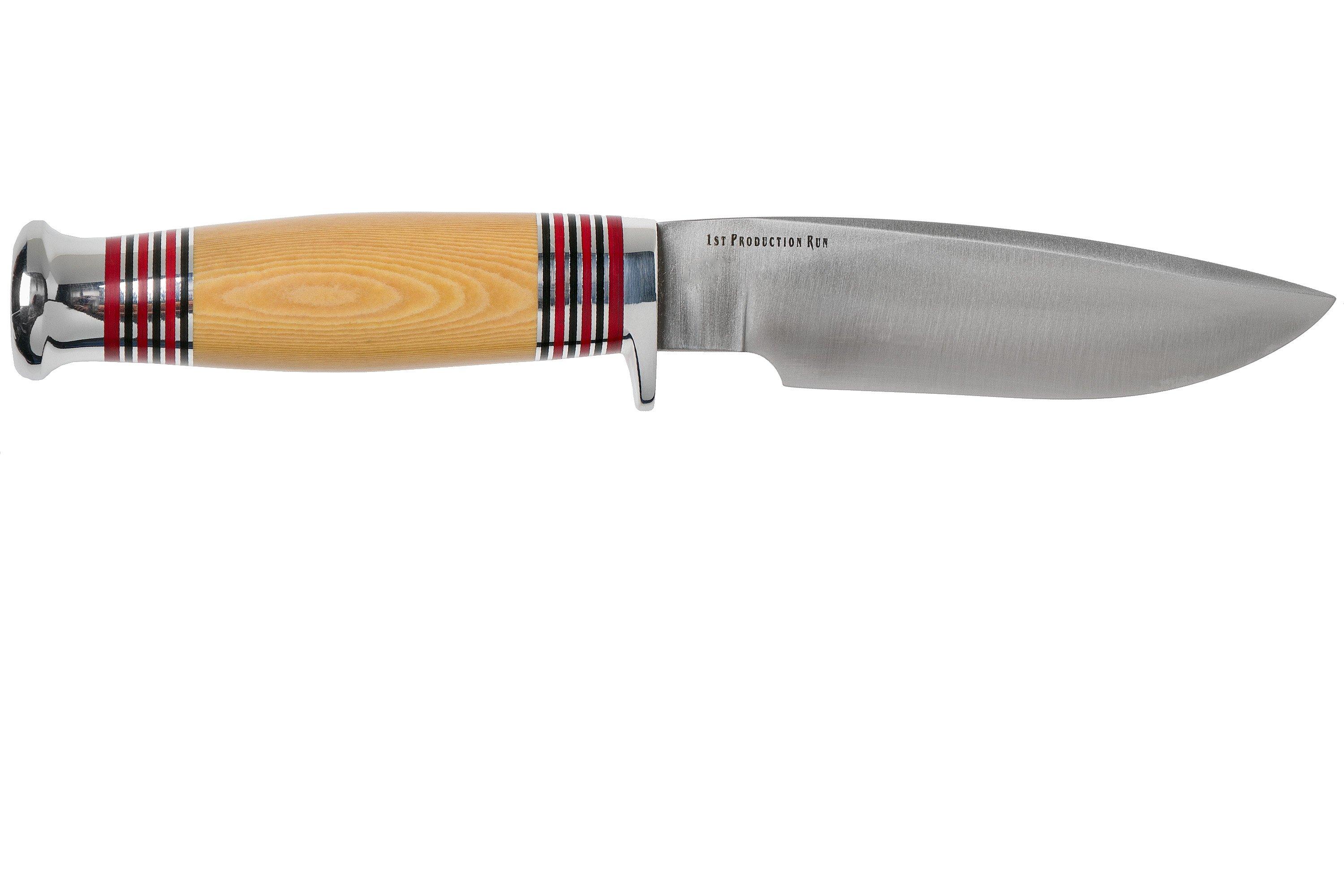 Bark River Michigan Hunter CPM Cru Wear Antique Ivory Micarta hunting