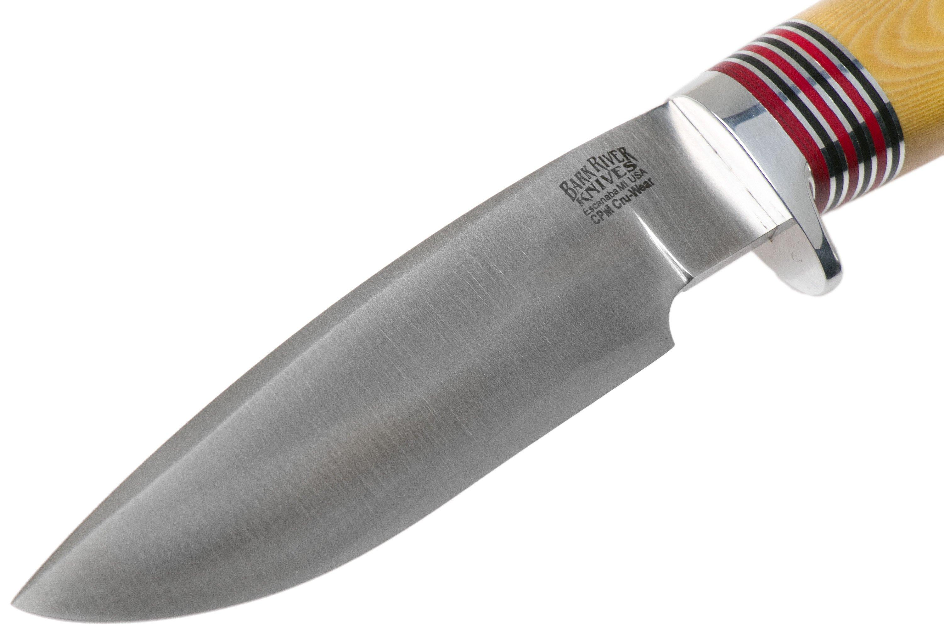 Bark River Michigan Hunter CPM Cru Wear Antique Ivory Micarta hunting