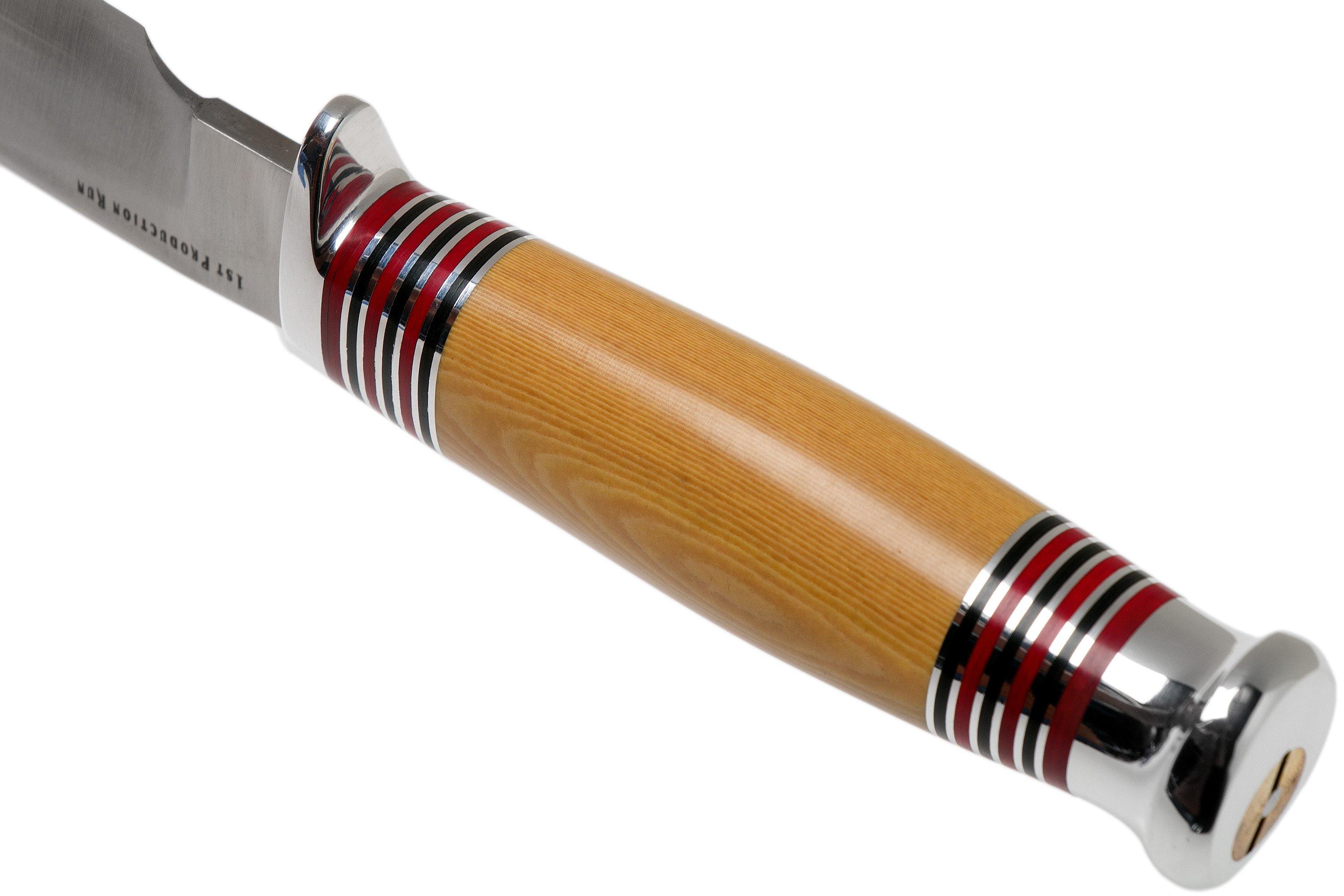 Bark River Michigan Hunter CPM Cru Wear Antique Ivory Micarta cuchillo