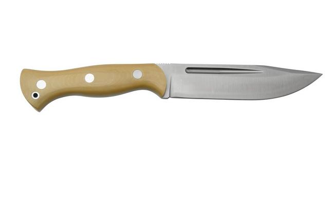 Bark River Cub CPM 3V Antique Ivory Micarta, bushcraft knife