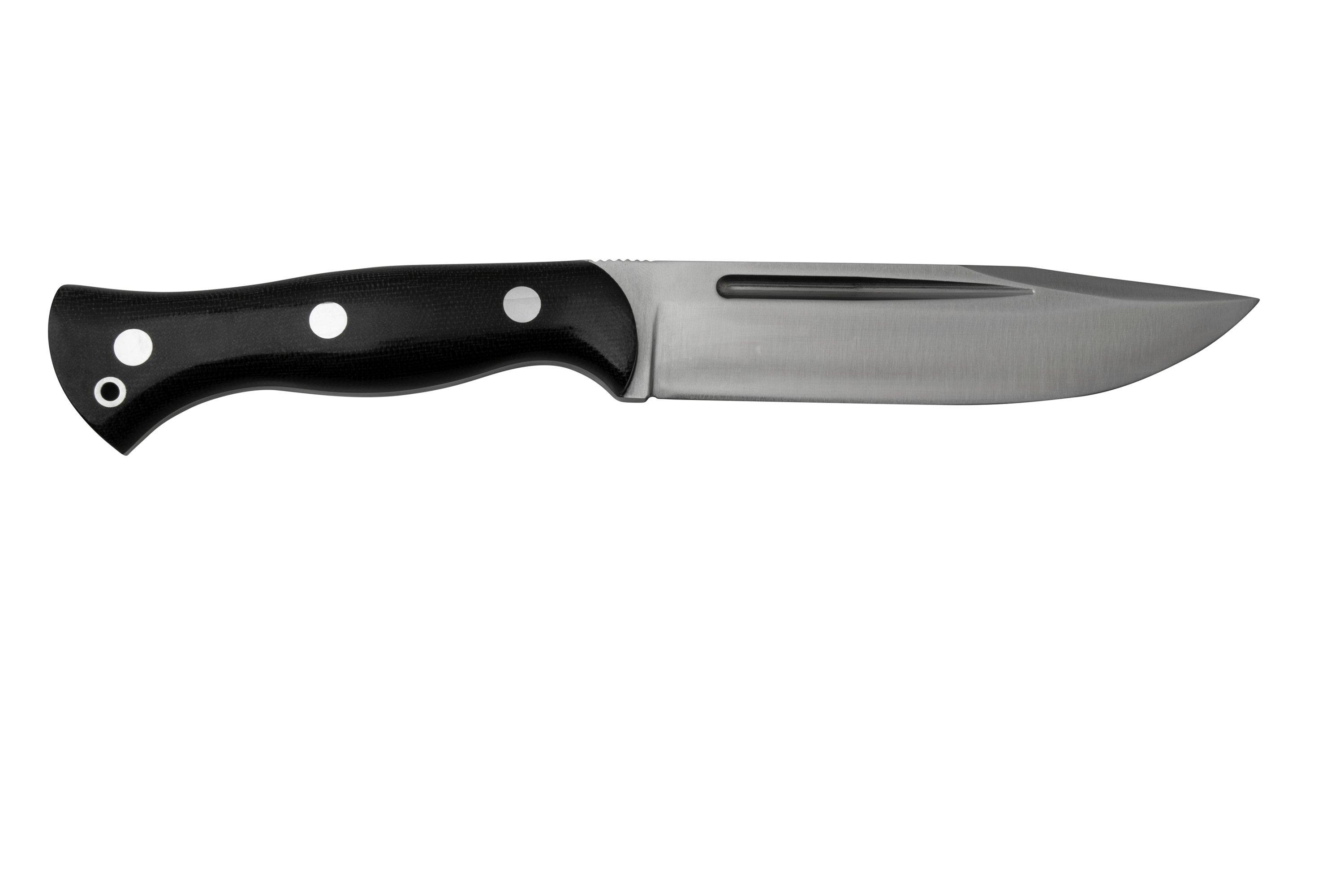 Bark River Cub CPM 3V Black Canvas Micarta, bushcraft knife