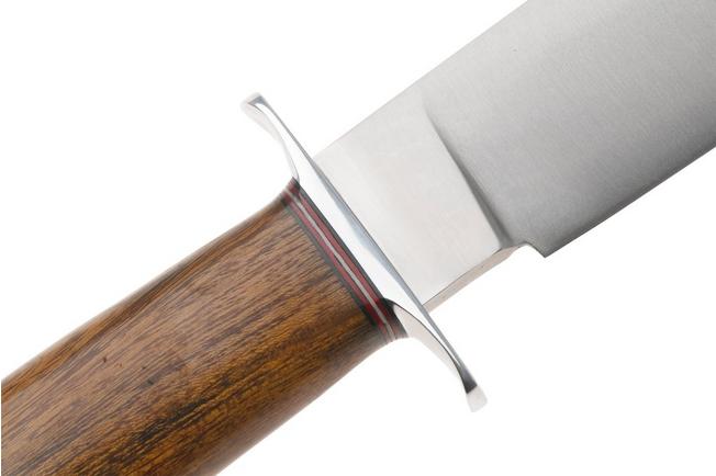 Image for Bark River 1909 Michigan Bowie Clip Point BR-09-214 Satin A2, Desert Ironwood, Double Quillion, bowie knife