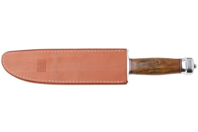 Image for Bark River 1909 Michigan Bowie Clip Point BR-09-214 Satin A2, Desert Ironwood, Double Quillion, bowie knife