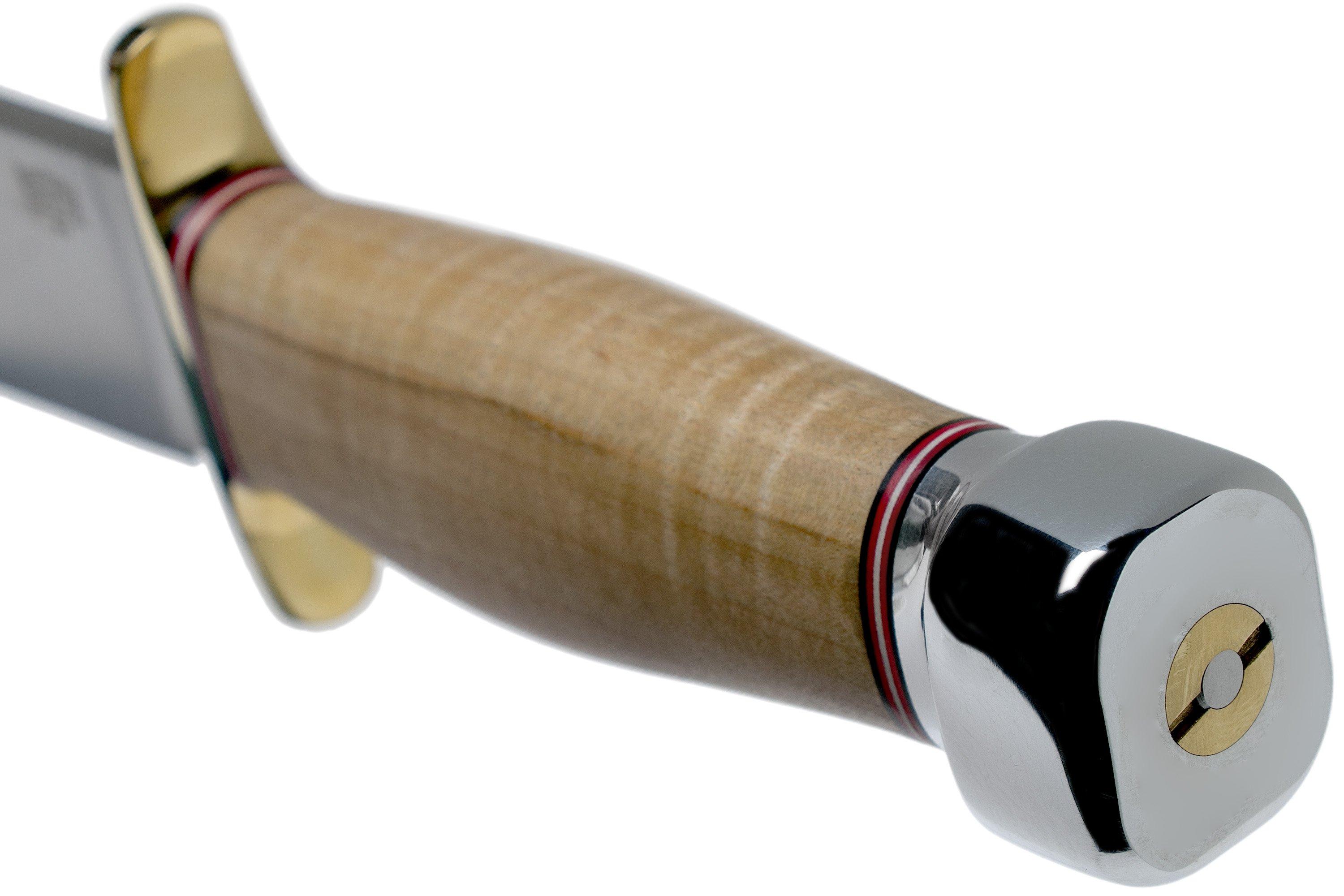 Bark River 1909 Michigan Bowie A2 Natural Curly Maple, Double Quillion