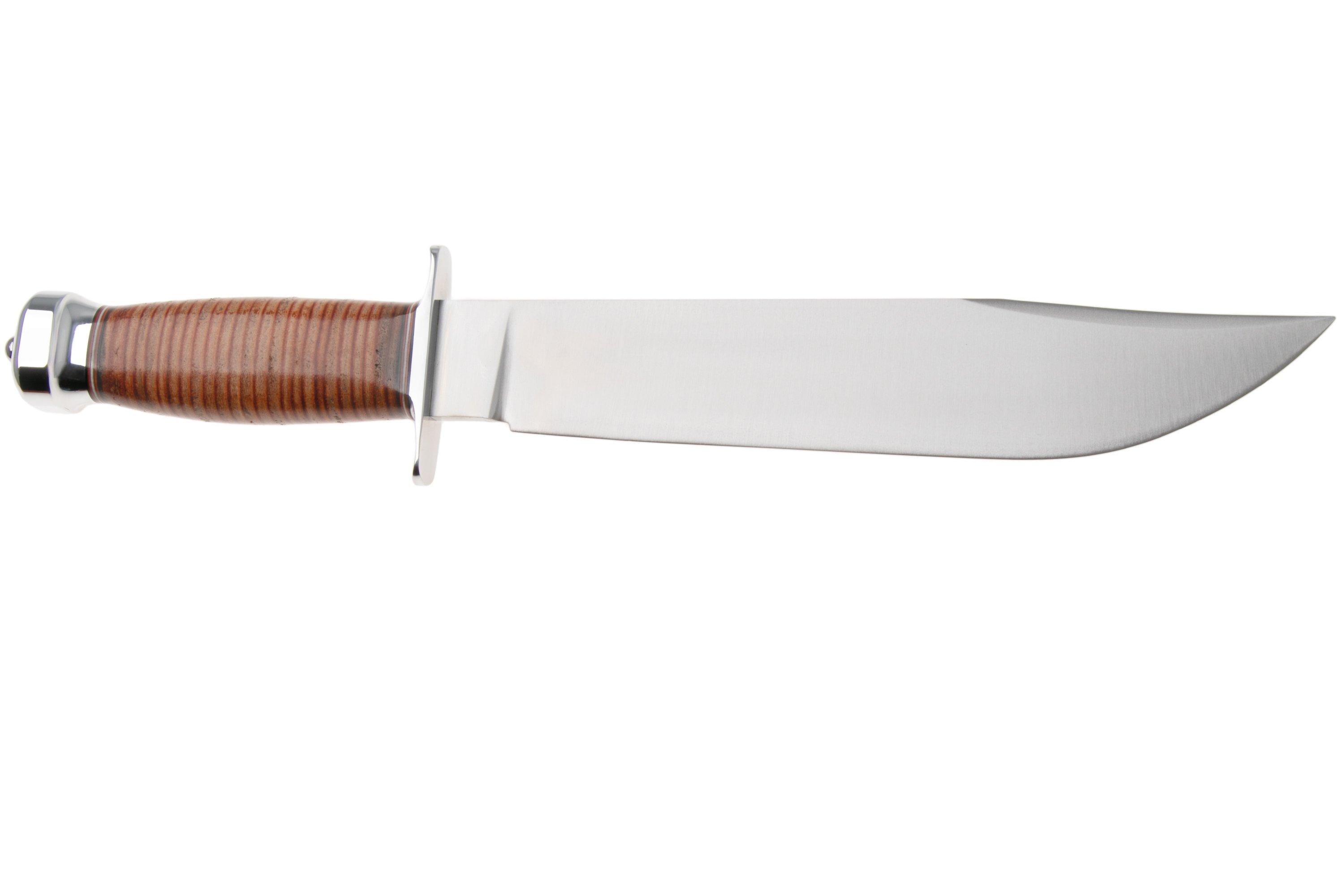 Bark River 1909 Michigan Bowie Clip Point BR-09-214 Satin A2, Stacked ...