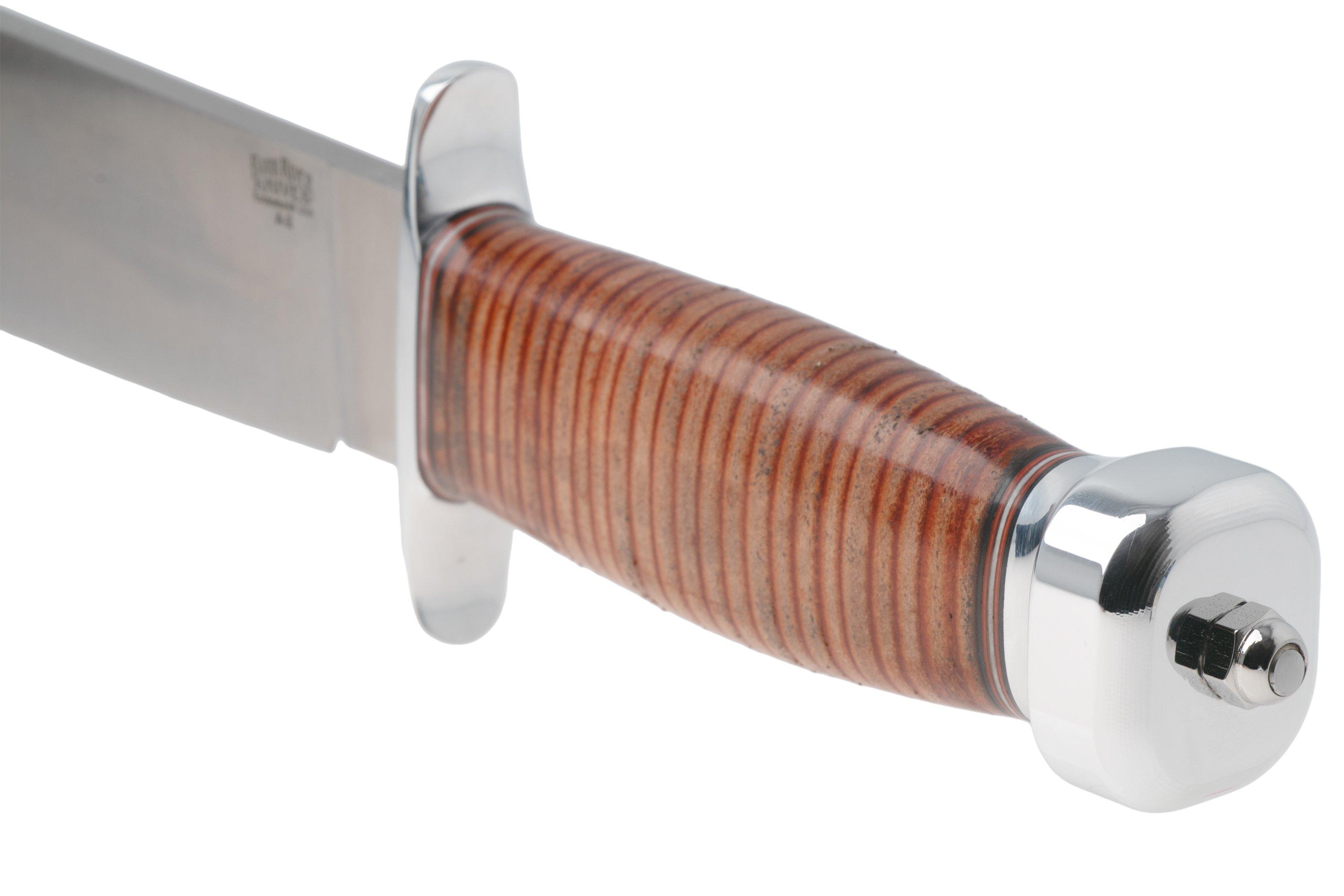 Bark River 1909 Michigan Bowie Clip Point BR-09-214 Satin A2, Stacked ...