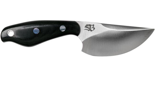 Imagen para Bark River Occipital CPM 154, Black Canvas Micarta cuchillo de caza, Jim Skelton design