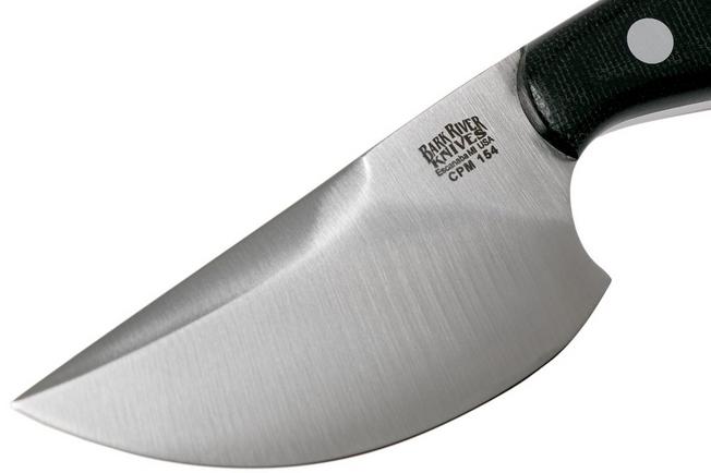 Imagen para Bark River Occipital CPM 154, Black Canvas Micarta cuchillo de caza, Jim Skelton design