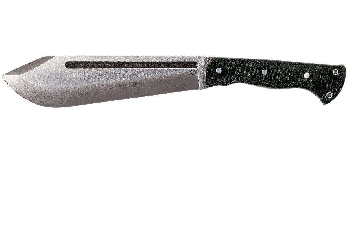 Bark River JX5 Vengeful 1 CPM 3V Black Canvas Micarta machette