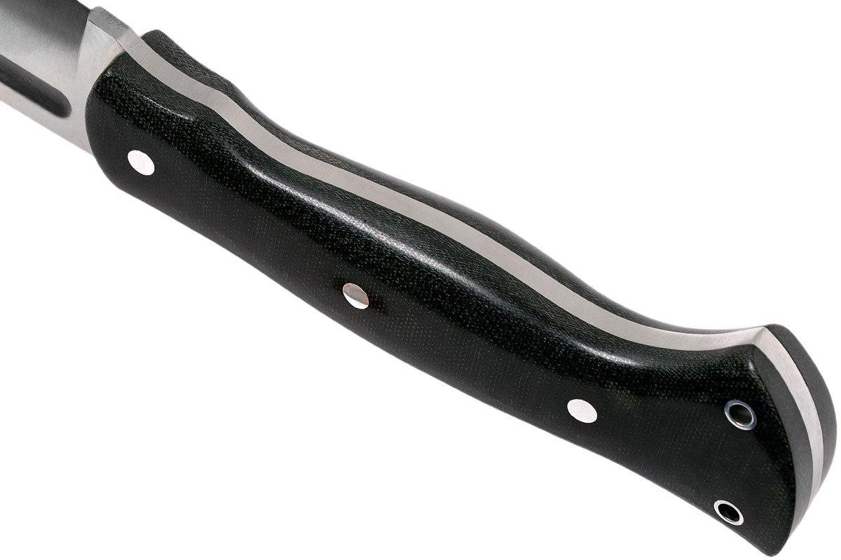 Bark River JX5 Vengeful 1 CPM 3V Black Canvas Micarta machete