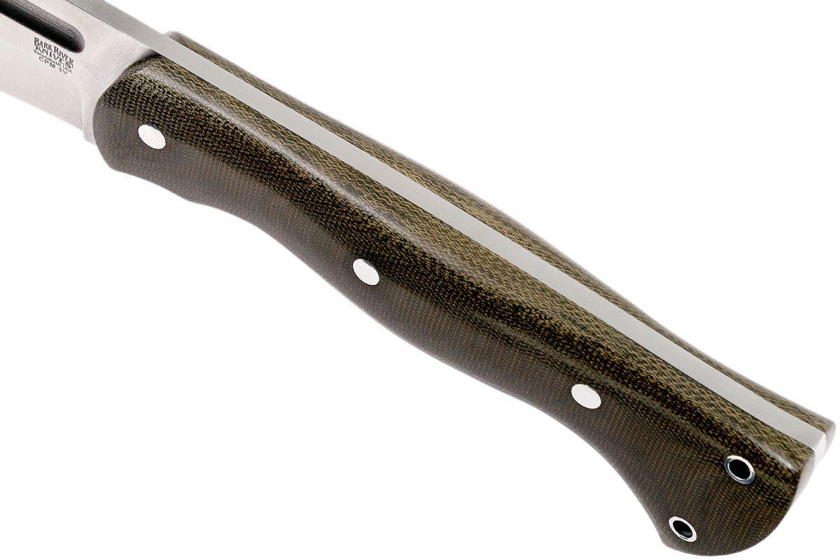 Bark River JX5 Vengeful 1 CPM 3V Green Canvas Micarta machete Compras