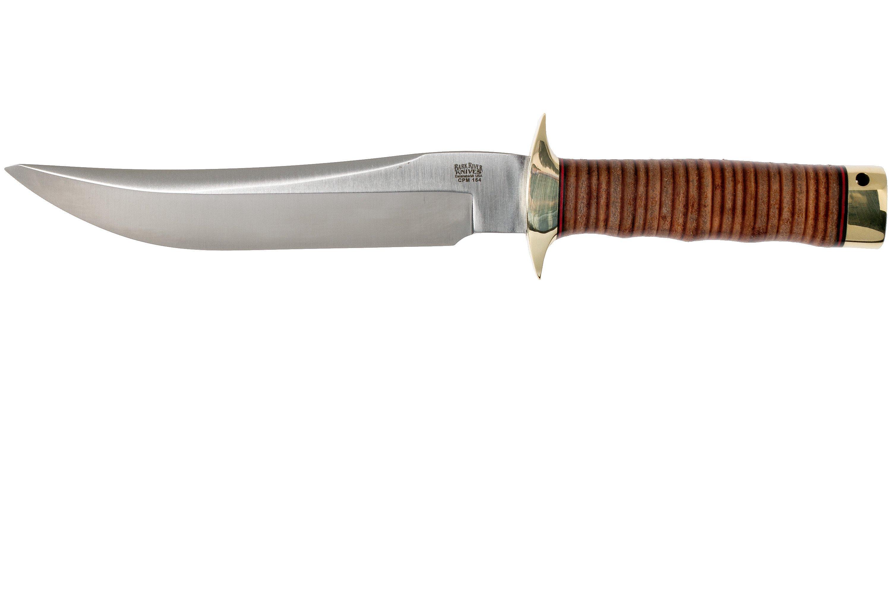 Bark River MACVSOG Recondo Bowie CPM154, Stacked Leather Compras