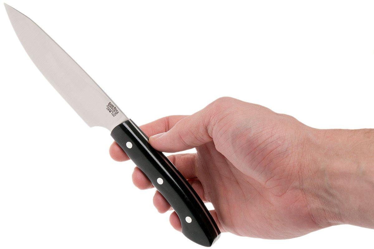 Bark River Petty Z CPM 154, Black Canvas Micarta Advantageously shopping at Knivesandtools.co.uk