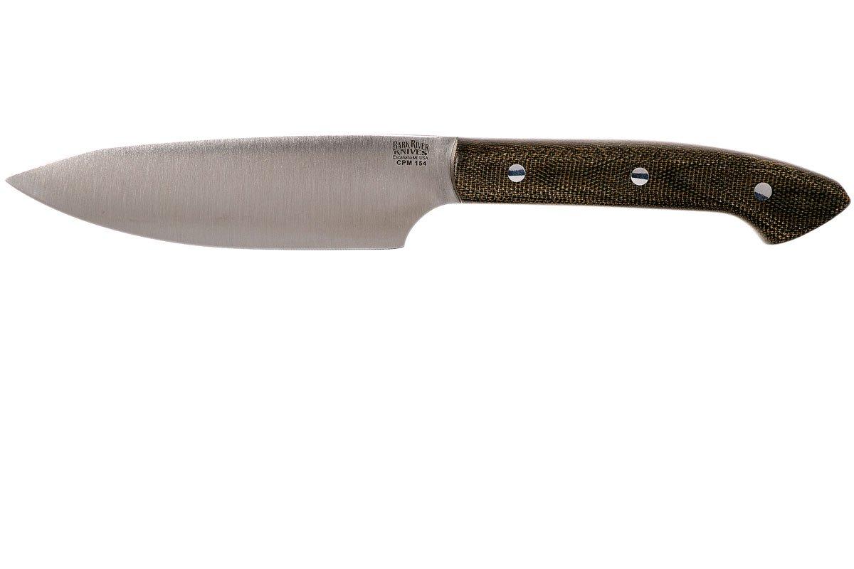 Bark River Petty Z CPM 154, Green Canvas Micarta Advantageously shopping at