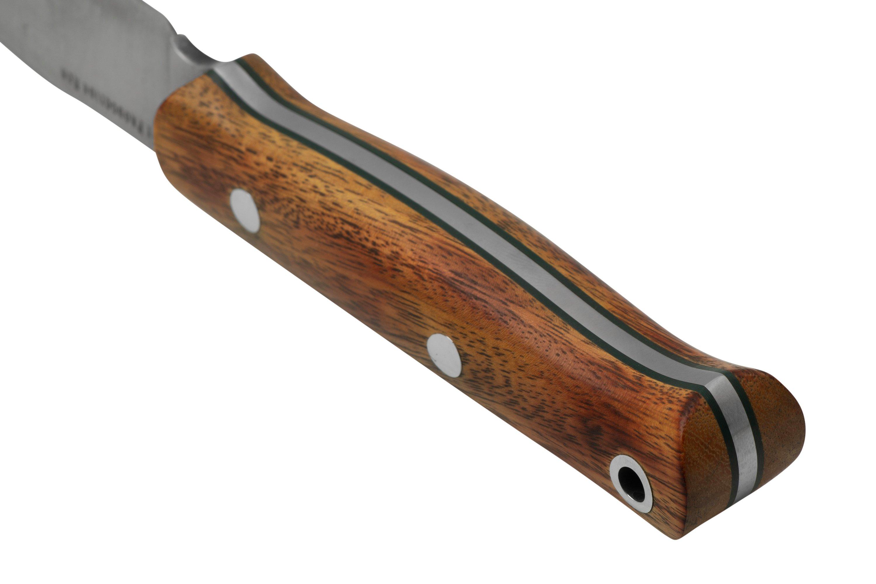 Bark River Ultra Lite Field Knife CPM 3V Osage Orange Green Liner