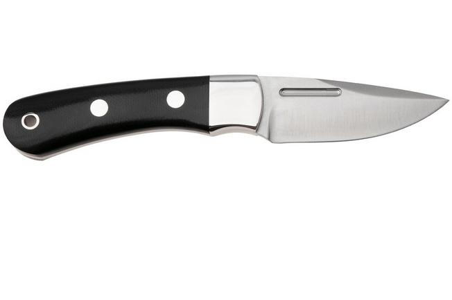 Afbeelding voor Bark River Essential CPM MagnaCut, Black Canvas Micarta, vaststaand mes