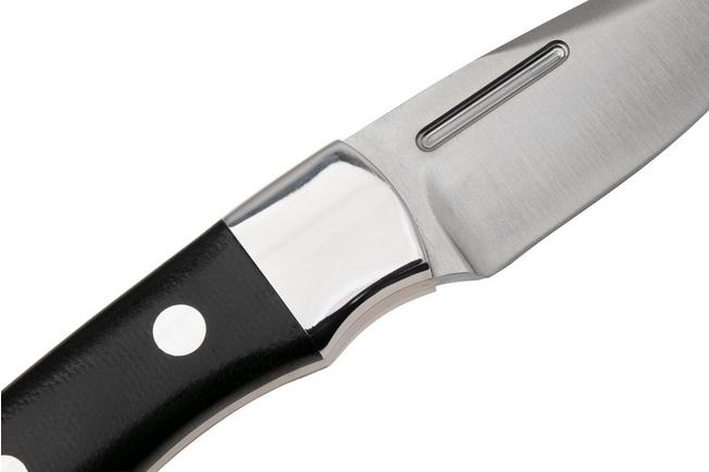 Afbeelding voor Bark River Essential CPM MagnaCut, Black Canvas Micarta, vaststaand mes