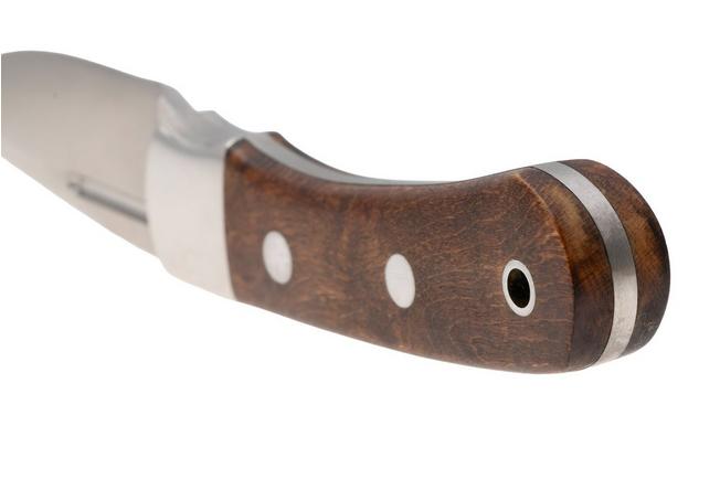 Afbeelding voor Bark River Essential CPM MagnaCut, Dark Birdseye Maple, vaststaand mes