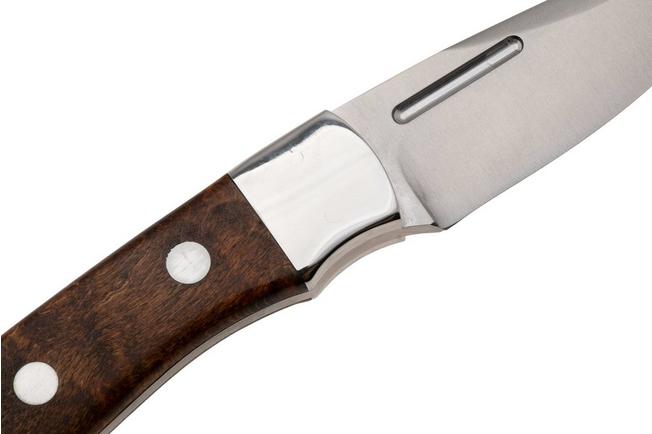 Afbeelding voor Bark River Essential CPM MagnaCut, Dark Birdseye Maple, vaststaand mes