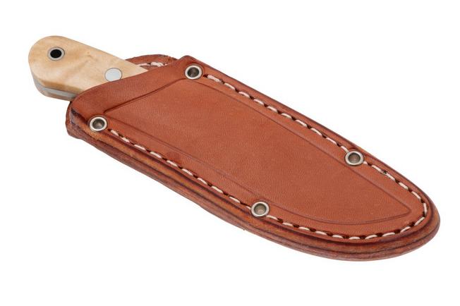 Afbeelding voor Bark River Essential CPM MagnaCut, Natural Curly Maple, vaststaand mes