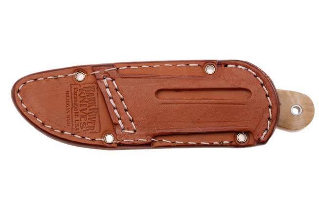 Afbeelding voor Bark River Essential CPM MagnaCut, Natural Curly Maple, vaststaand mes