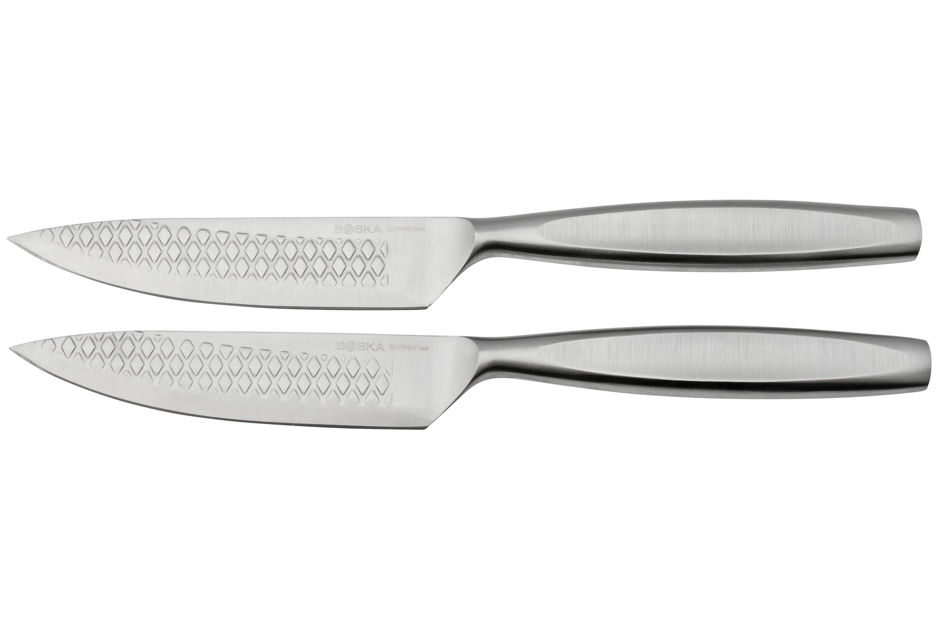 Set 24 Posate Da Bistecca In Acciaio Inox Con Manico Legno | 12 Coltelli E 12 Forchette - Foto 6