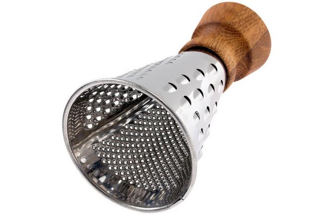 Acacia and Stainless Steel Cone Cheese Grater + Reviews