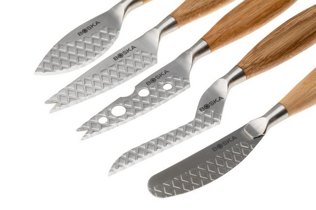 Afbeelding voor Boska Oslo+ Cheese Knife Set Small 320375 eikenhout, 5-delige kaasmessenset