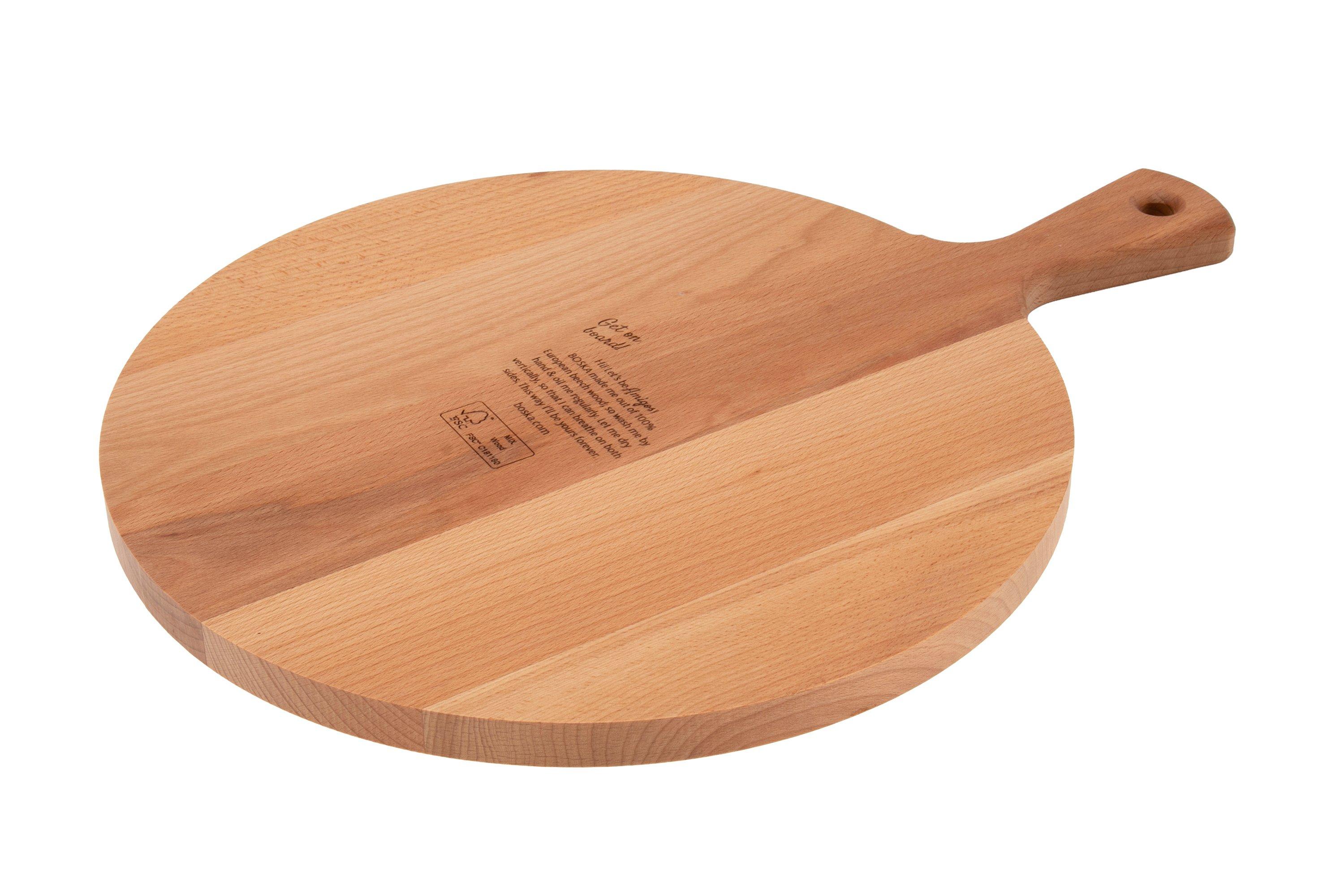 HOMESTEAD Tagliere Da Portata In Legno Di Acacia – 78,7 Cm, Con Manico, Spessore 2,5 Cm, Certificato FSC, Olio Alimentare - 2