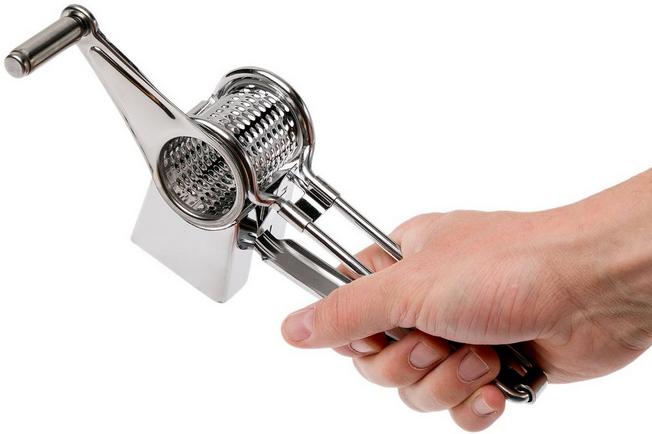 Masterclass Professional Stainless Steel Rotary Hand Cheese Grater