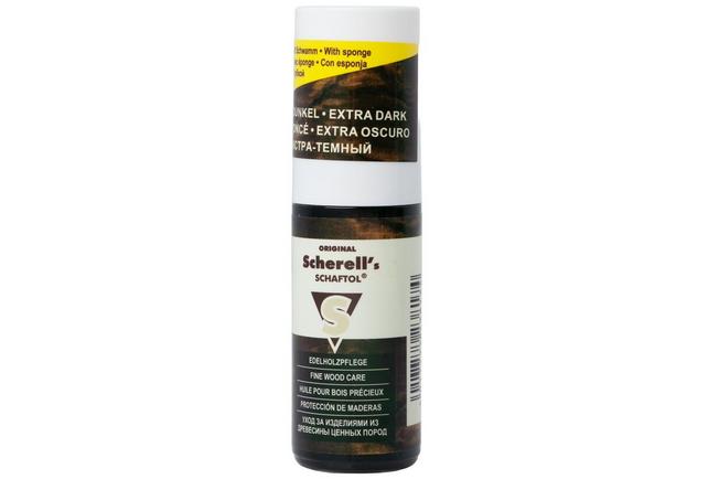 Afbeelding voor Ballistol Scherell's Schaftol 23817 Wood Care Oil, Extra Dark, houtolie, 50 ml, incl. spons