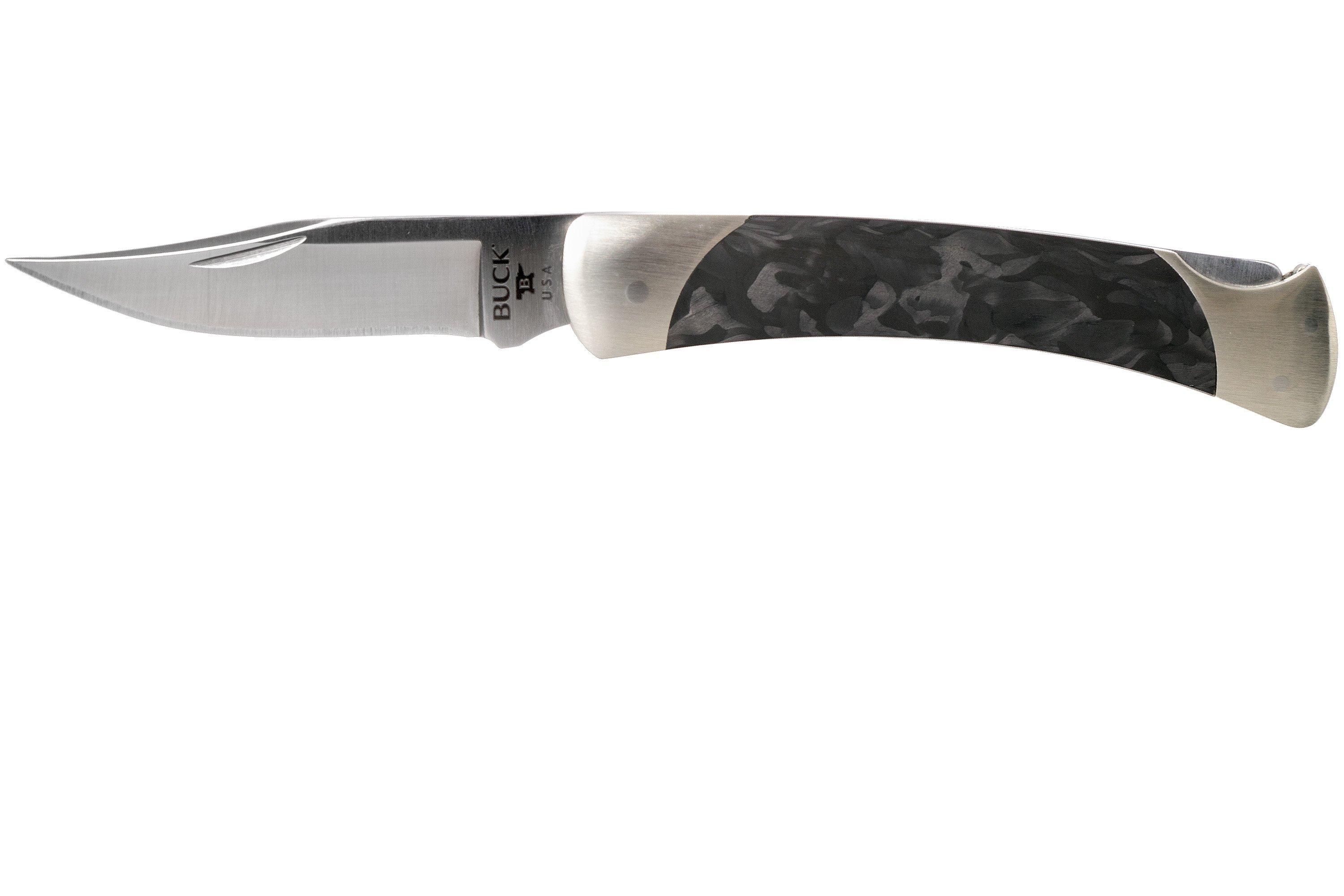 Buck The 55 Marbled Carbon Fiber 0055CFSLE Limited Edition coltello da